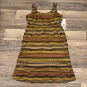 Maggy London Olivia Tank Maxi Dress Multicolor Striped Size 14W NWT